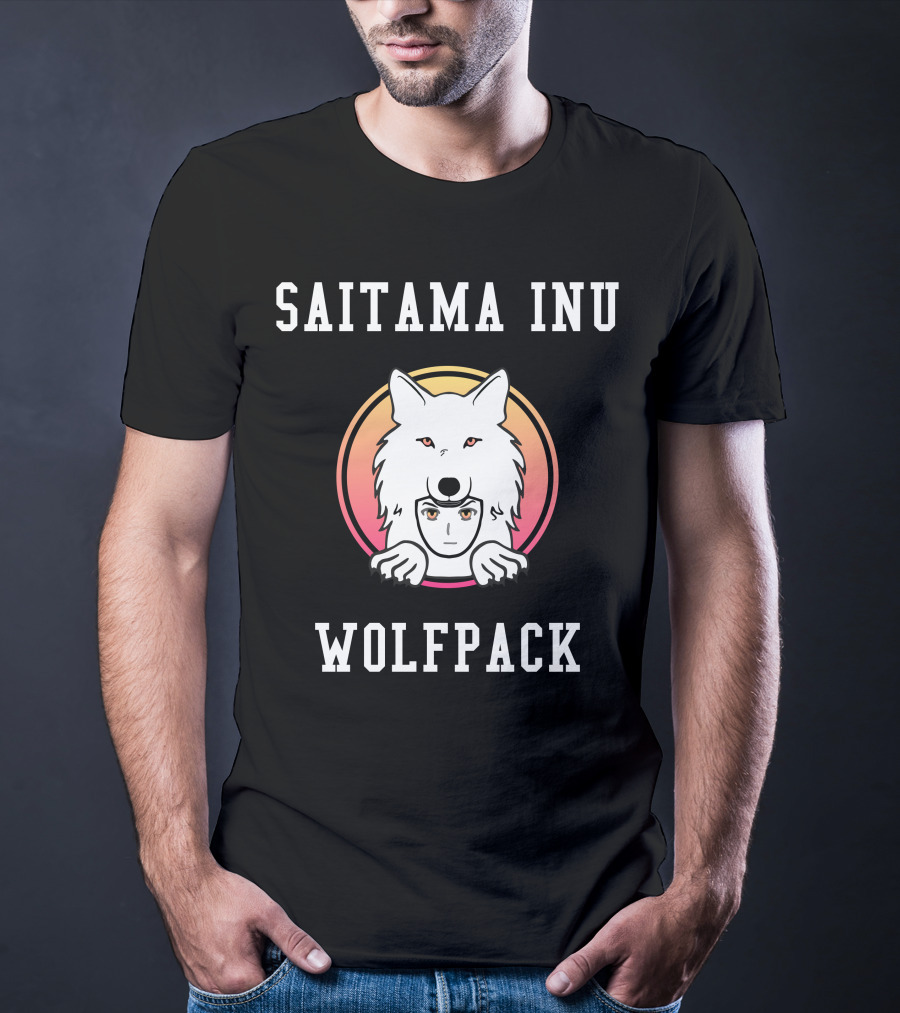 Saitama Inu Wolfpack Crypto Token Cryptocurrency T-Shirt