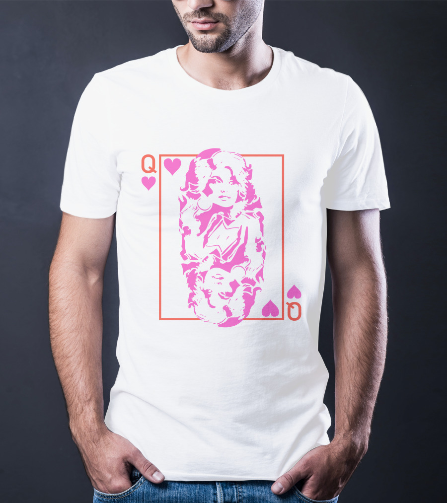 Dolly Parton Playing Card Queen Heart T-Shirt