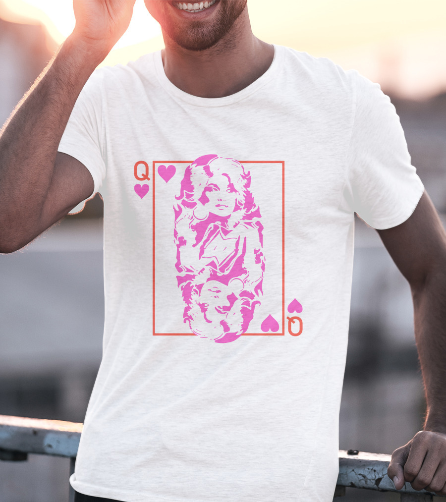 Dolly Parton Playing Card Queen Heart T-Shirt
