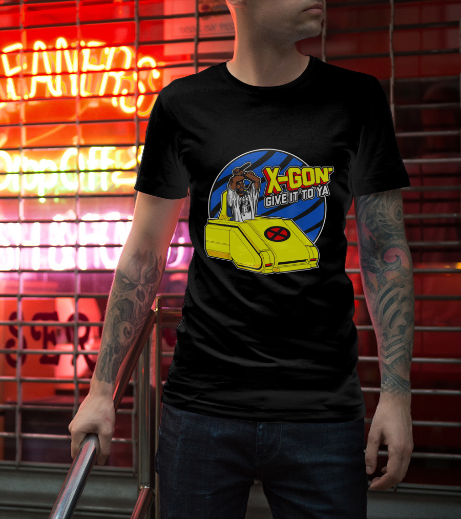 X Gon' Give It To Ya Professor X Inspired Yellow Hoverchair T-Shirt