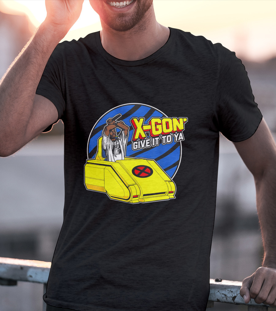 X Gon' Give It To Ya Professor X Inspired Yellow Hoverchair T-Shirt