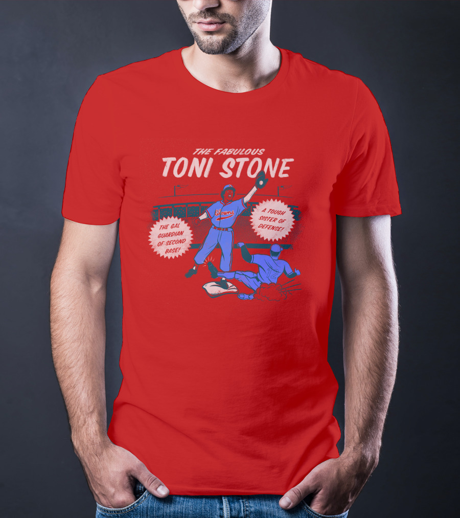 The Fabulous Toni Stone Gal Guardian Of Second Base Tough Sister Of Defense T-Shirt