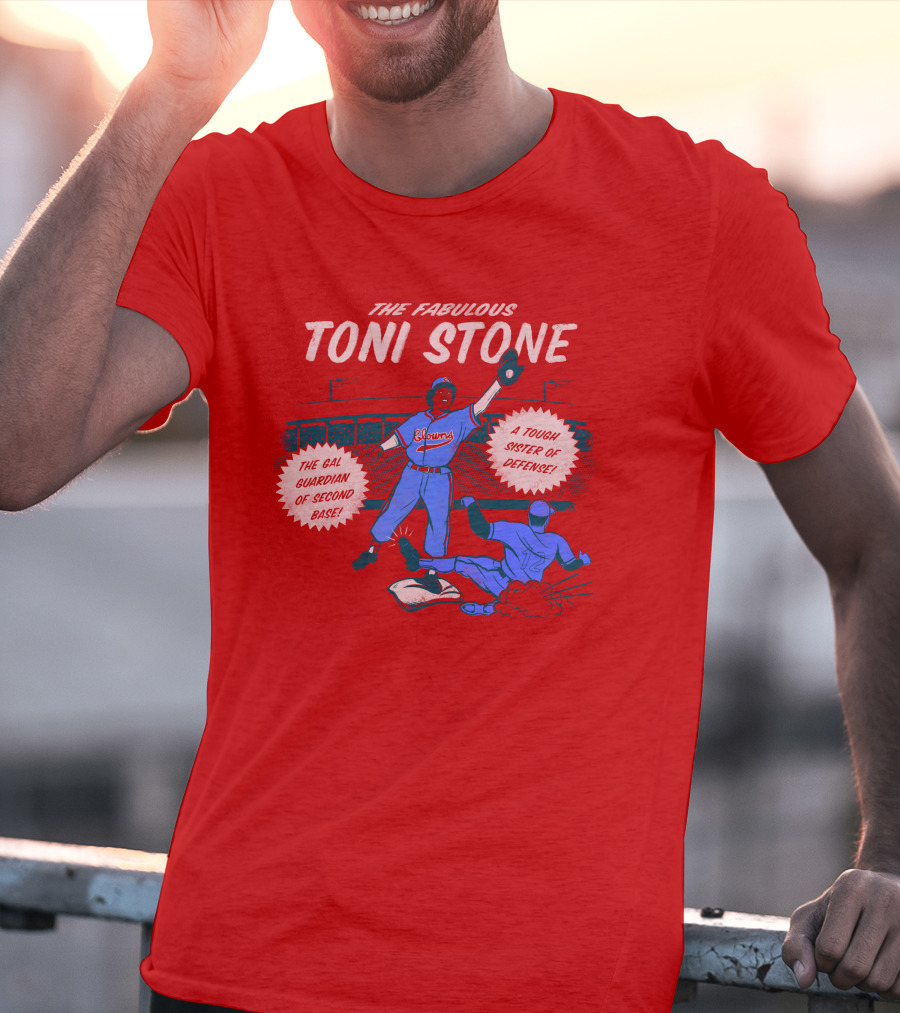 The Fabulous Toni Stone Gal Guardian Of Second Base Tough Sister Of Defense T-Shirt