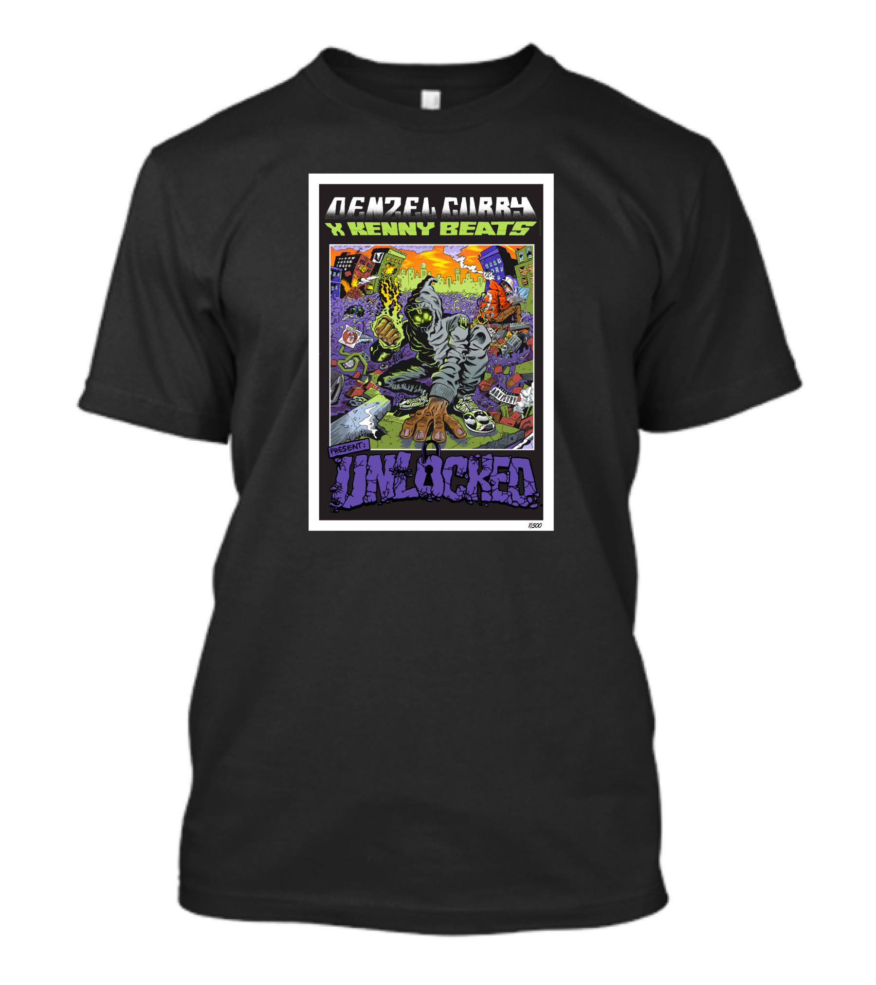 Denzel Curry X Kenny Beats Present Unlocked T-Shirt