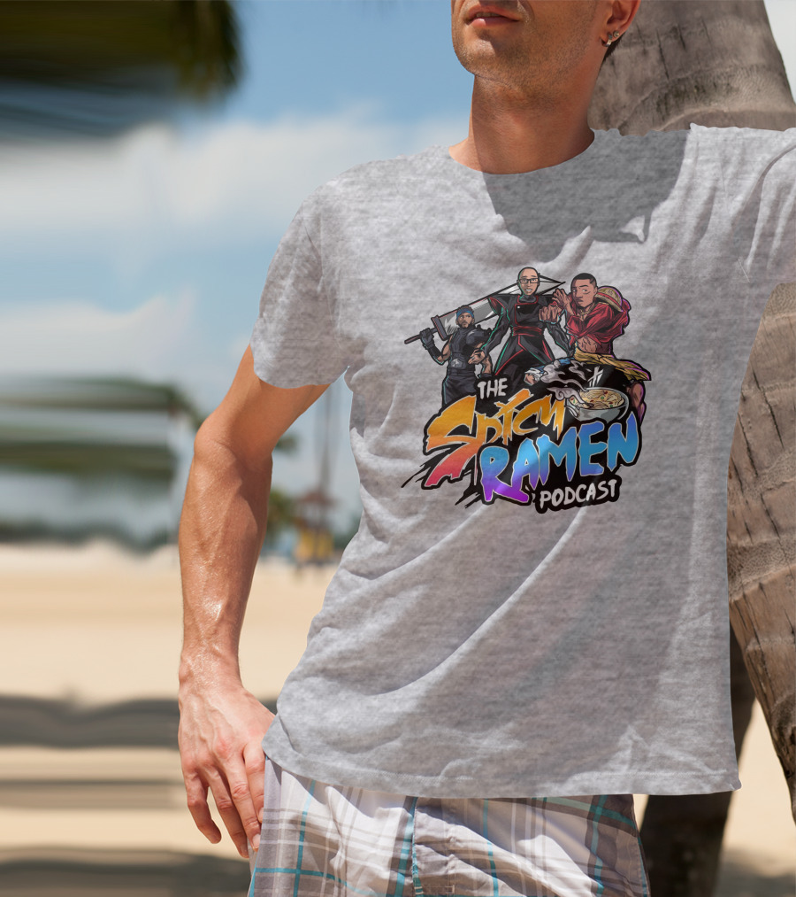 The Spicy Ramen Podcast Ninja Warrior Bowl Adventure T-Shirt