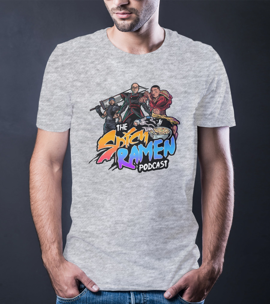 The Spicy Ramen Podcast Ninja Warrior Bowl Adventure T-Shirt