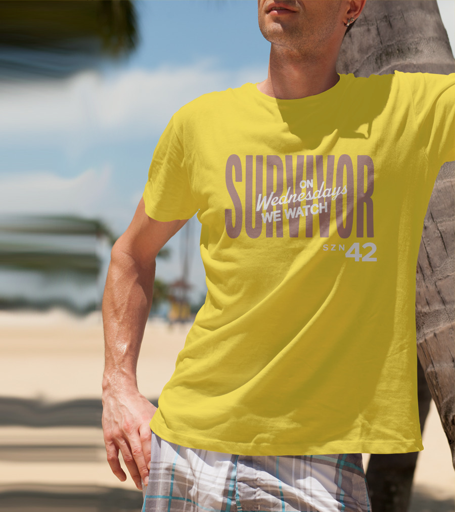 Survivor On Wednesdays We Watch SZN 42 T-Shirt