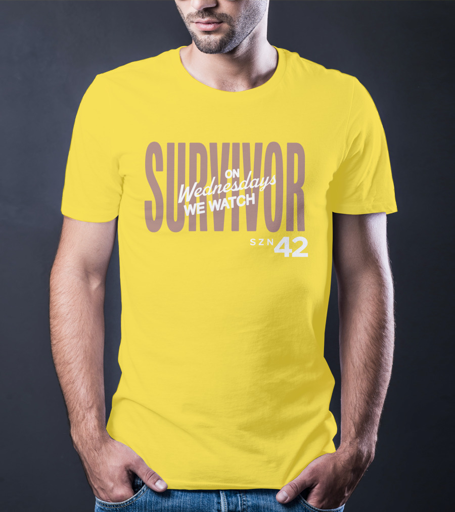 Survivor On Wednesdays We Watch SZN 42 T-Shirt