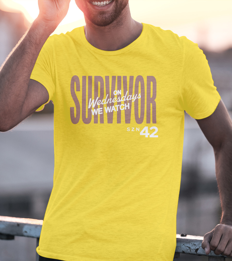 Survivor On Wednesdays We Watch SZN 42 T-Shirt