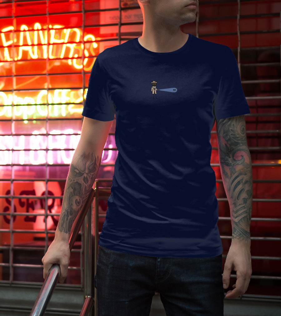 Spy Detective Figure With Flashlight Basketball Number 50 T-Shirt