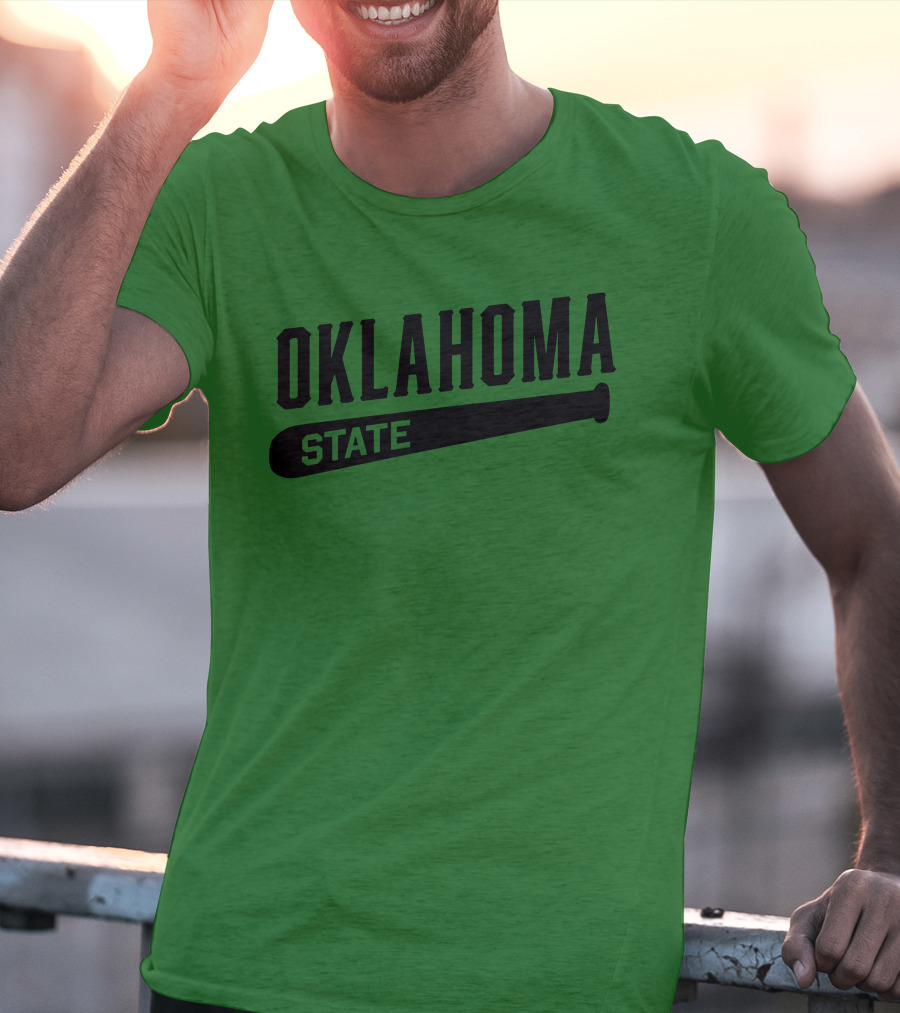 Oklahoma State Baseball Bat T-Shirt
