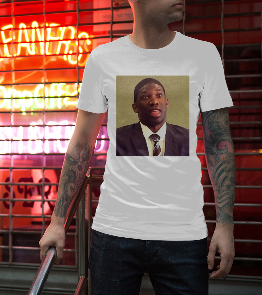 Joel Embiid Birthday Torchpro Merch Surprise Expression T-Shirt