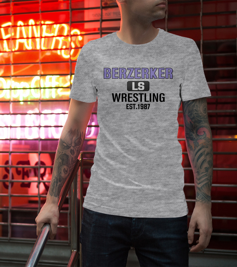 Berzerker LS Wrestling Est 1987 T-Shirt