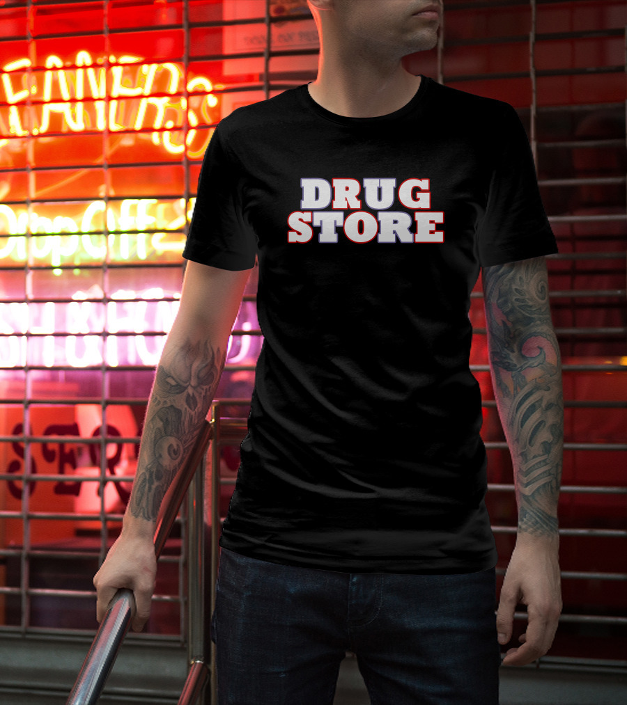 Ong Hisuian Drug Store Retro T-Shirt