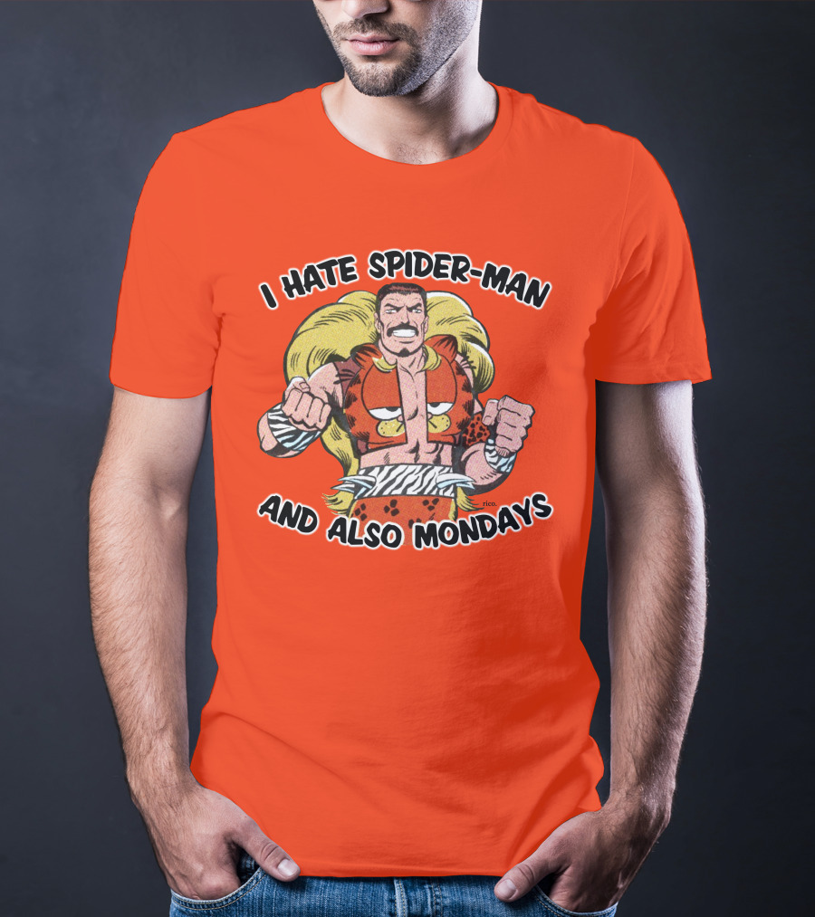 I Hate Spider-Man And Also Mondays Kraven The Hunter Comic T-Shirt