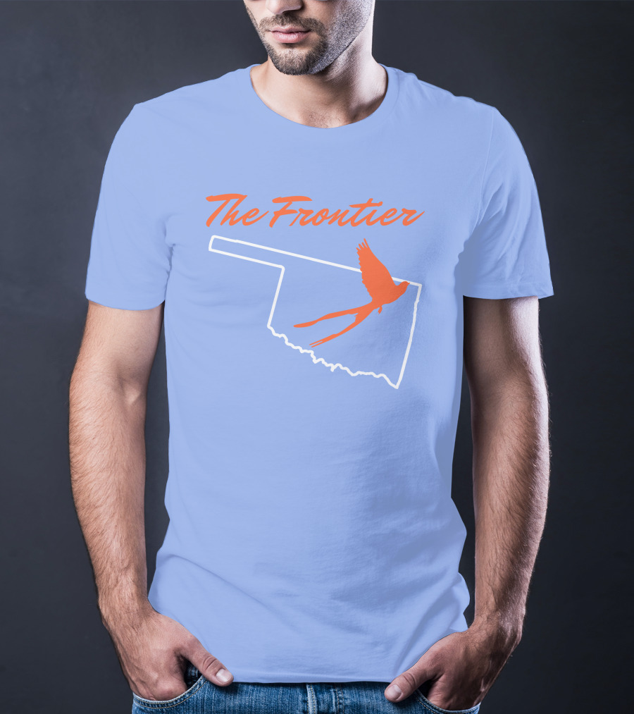 The Frontier Scissor Tail Oklahoma Outline T-Shirt