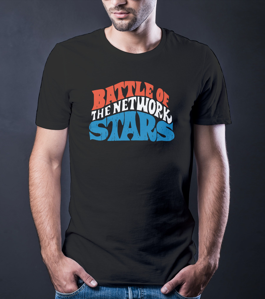 Battle Of The Network Stars Vintage Retro Television Competition T-Shirt