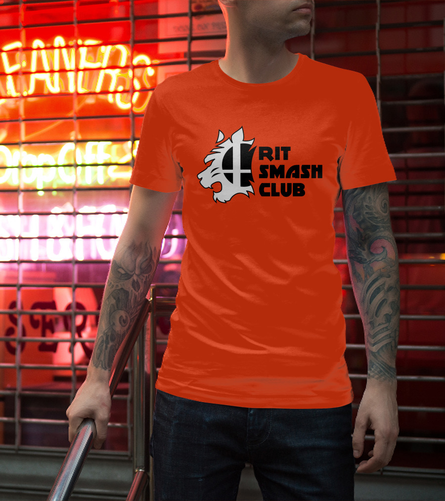 RIT Smash Club Super Smash Bros Tiger T-Shirt