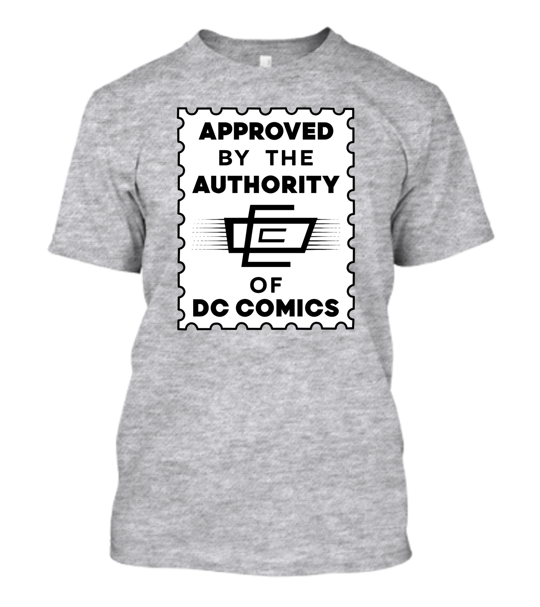 Approved By The Authority Of DC Comics Seal With Retro Stamp T-Shirt