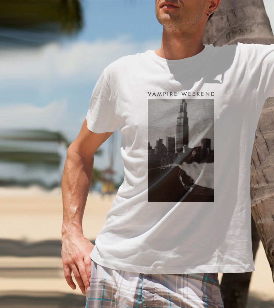 Vampire Weekend New York City Wave Tower T-Shirt
