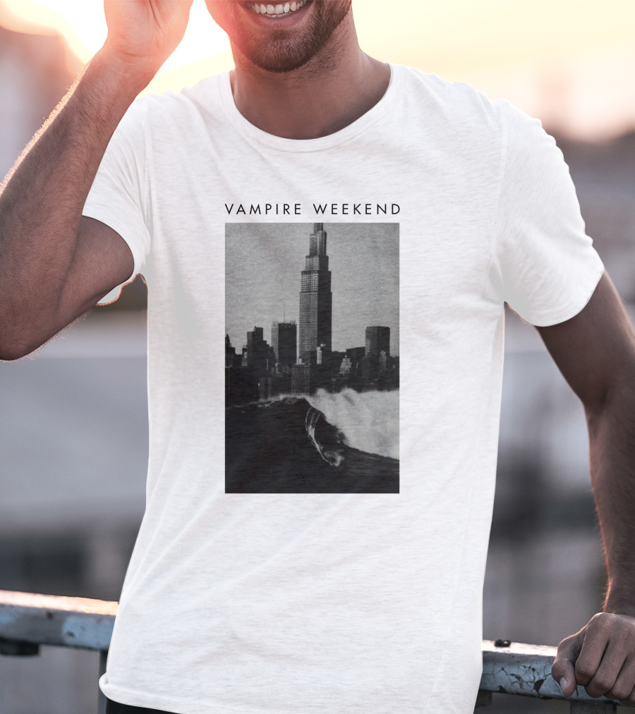 Vampire Weekend New York City Wave Tower T-Shirt