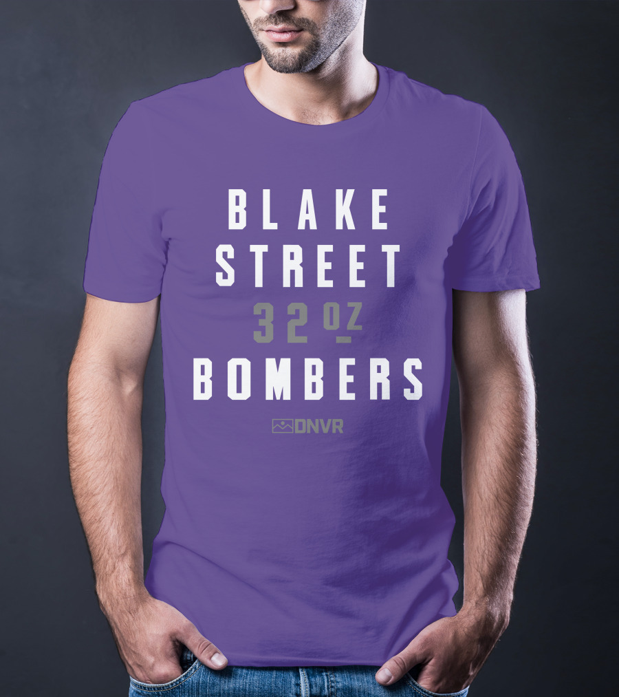 BLAKE STREET 32 Oz BOMBERS DNVR T-Shirt