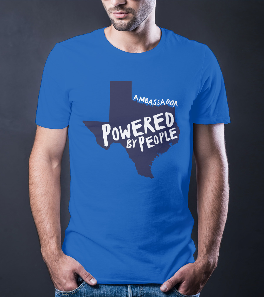Ambassador Powered By People Texas Map T-Shirt