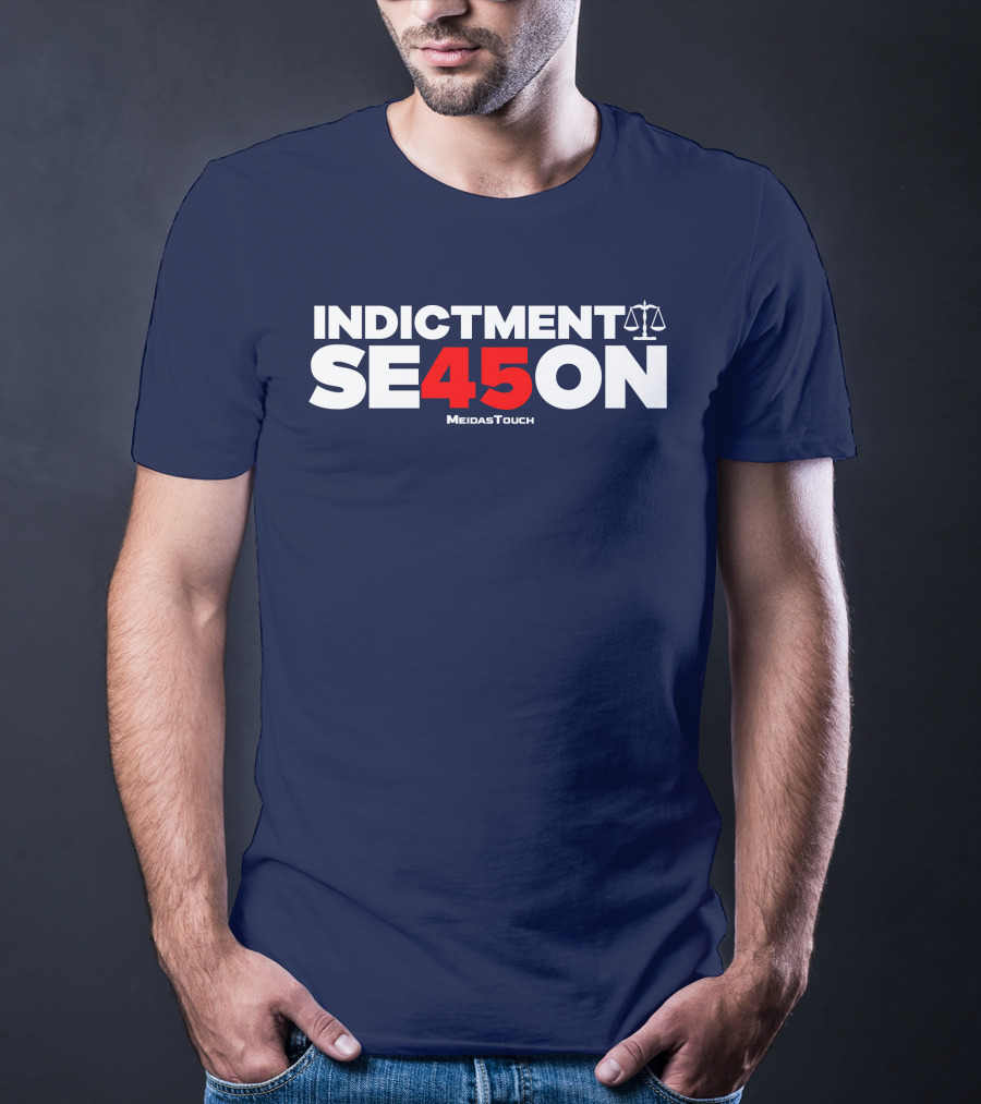 Indictment Season 45 MeidasTouch Justice Scales T-Shirt