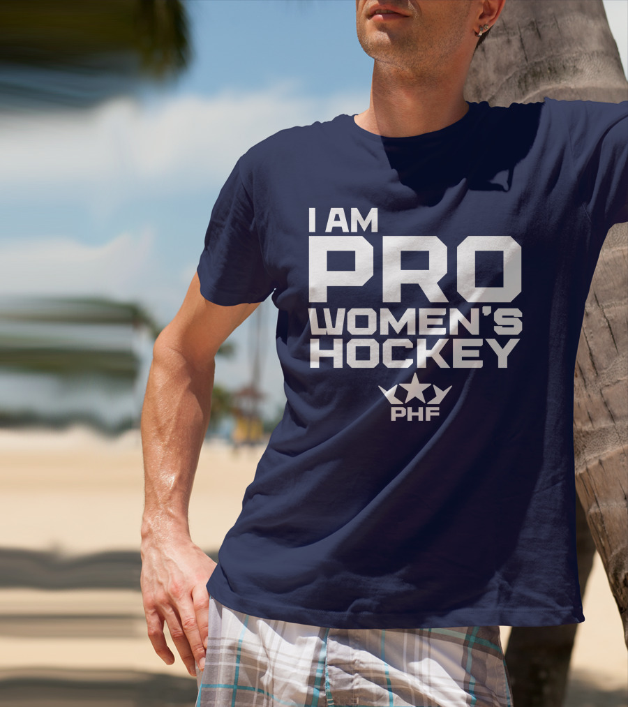 Arizona Coyotes I Am Pro Women's Hockey PHF T-Shirt