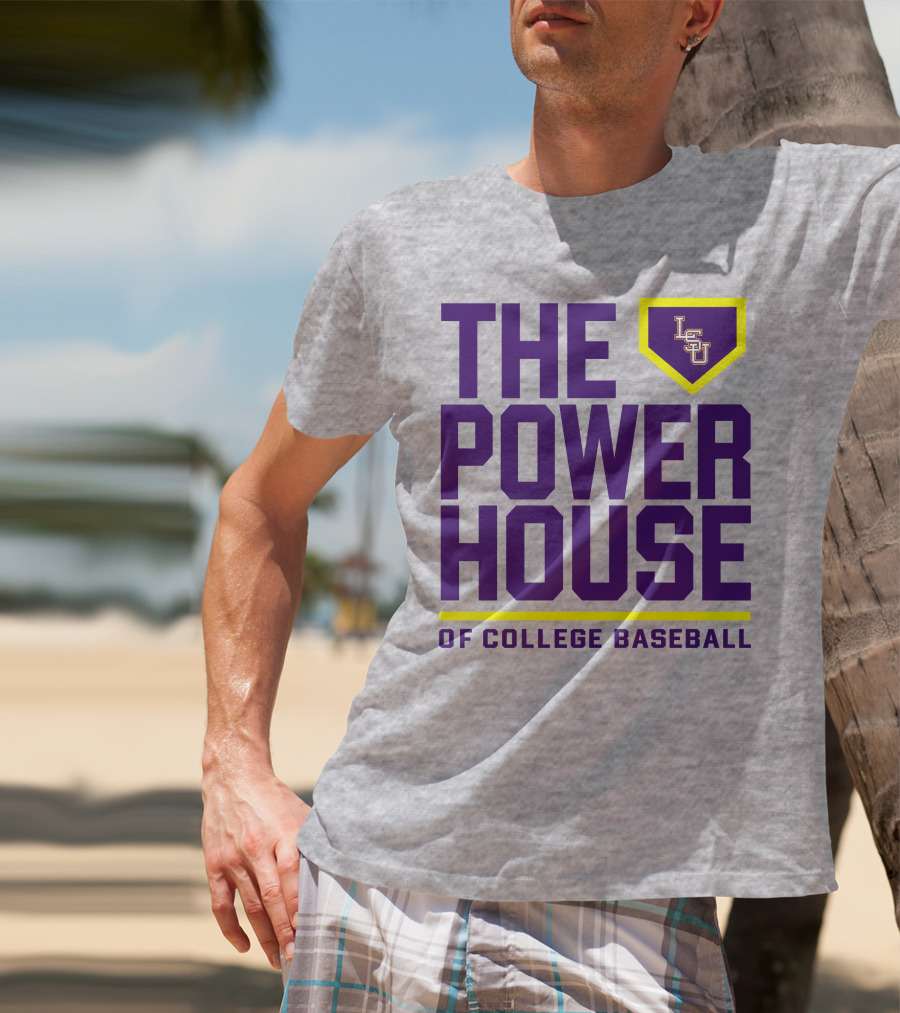 LSU The Power House Of College Baseball T-Shirt