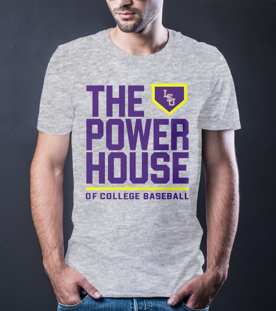 LSU The Power House Of College Baseball T-Shirt