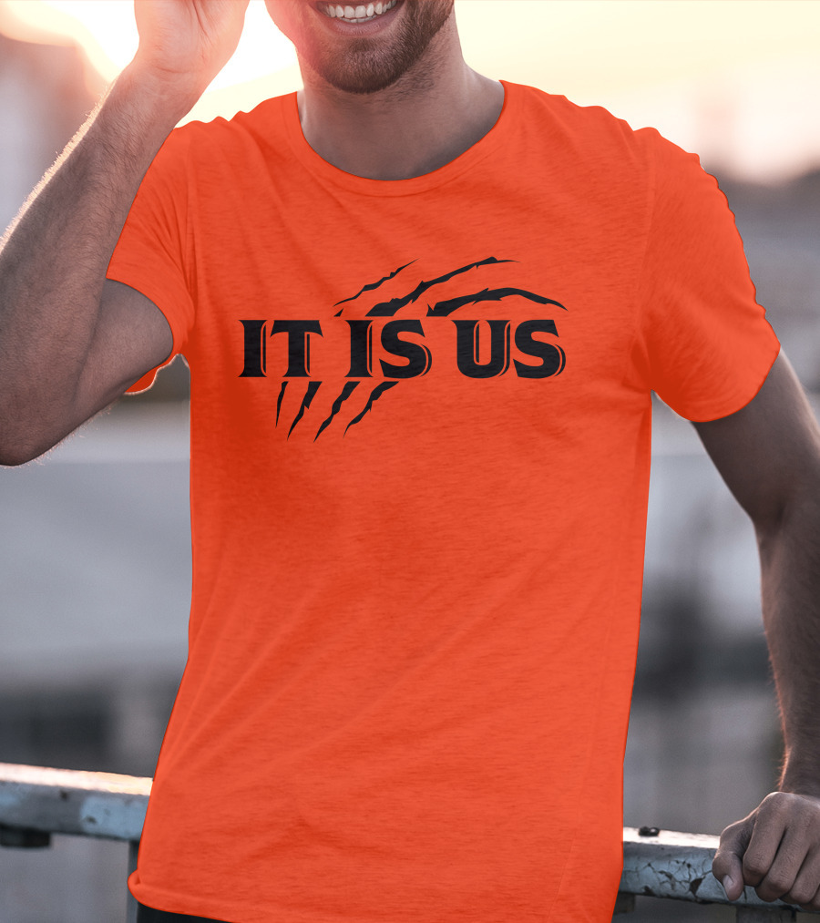 Cincinnati Bengals It Is Us Fan Claw Marks T-Shirt