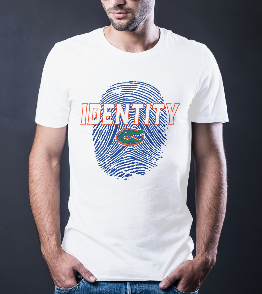 Identity Florida Gators Football Fingerprint Logo Jumpman T-Shirt