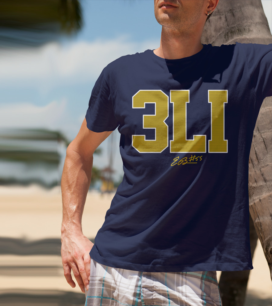 3Li Eli Brooks E63 #55 The Players Trunk Store T-Shirt