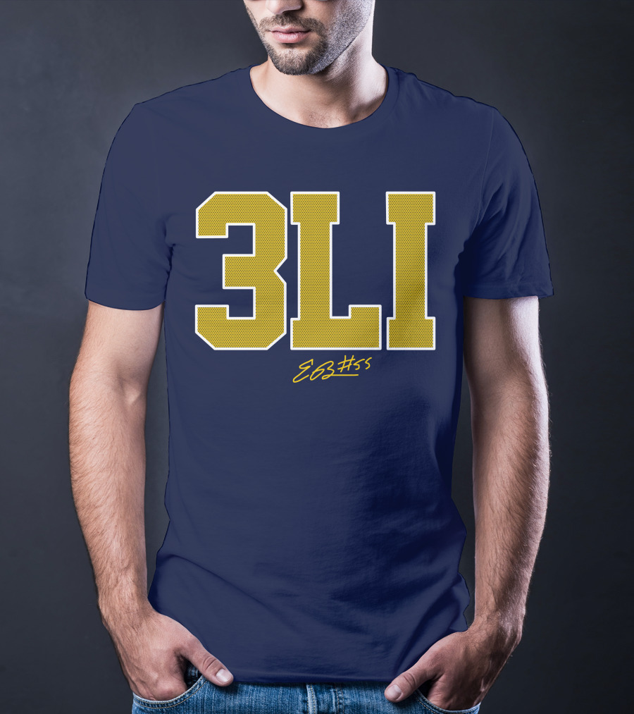3Li Eli Brooks E63 #55 The Players Trunk Store T-Shirt