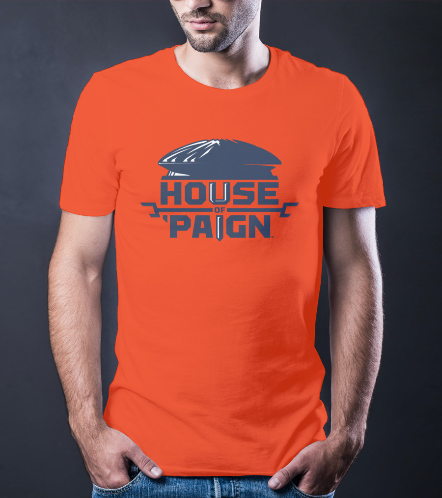 House Of 'Paign TBT University Of Illinois Basketball Helmet T-Shirt