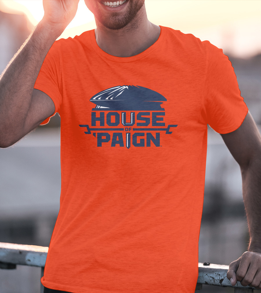 House Of 'Paign TBT University Of Illinois Basketball Helmet T-Shirt