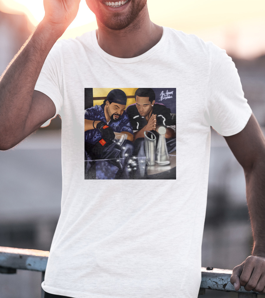 20 Years All About The Benjamins Ice Cube Mike Win On Set Scènes All About The Benjamins T-Shirt