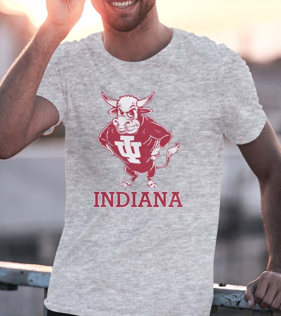 Indiana University Hoosiers IU Bison Mascot Indiana T-Shirt