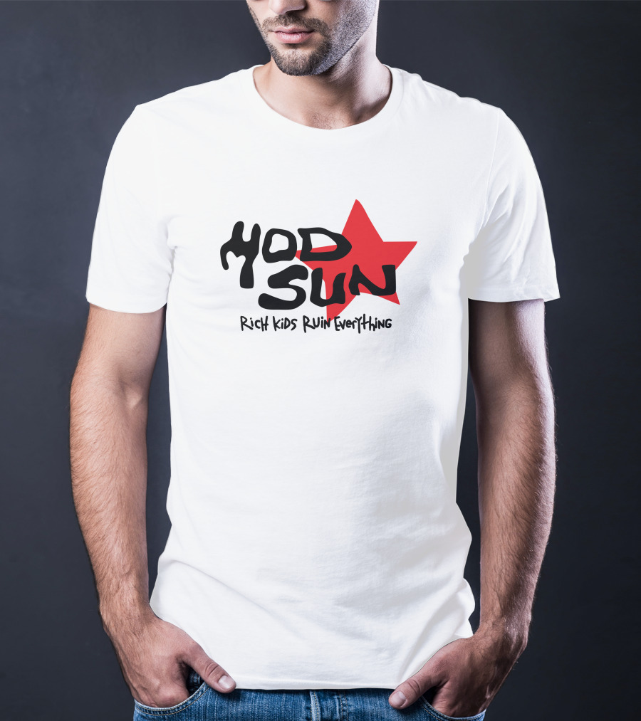 Mod Sun Rich Kids Ruin Everything Red Star T-Shirt