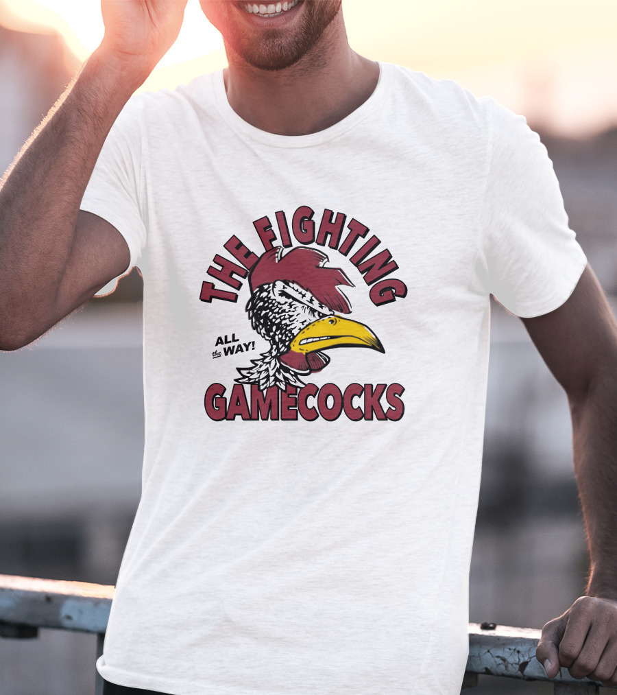 Corey Rucker South Carolina The Fighting Gamecocks All The Way T-Shirt