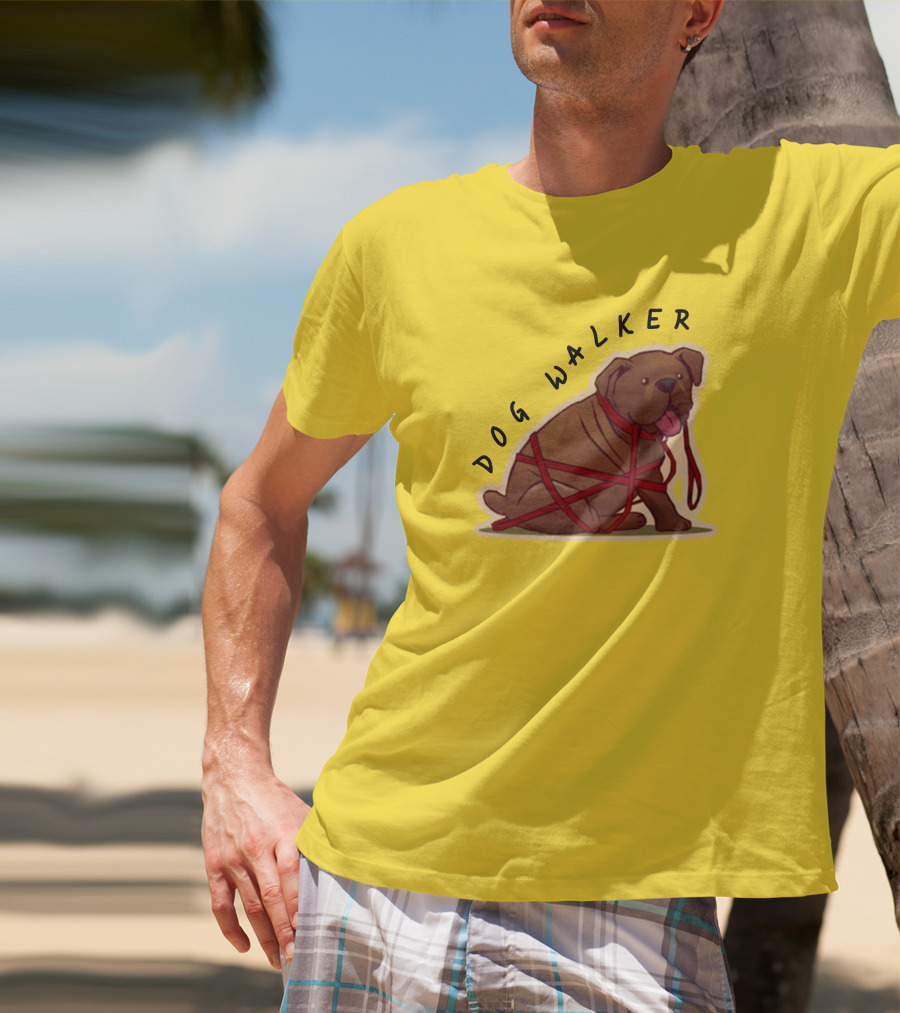 Dog Walker Dwight's Cats And Dogs Collection Dead By Daylight Store T-Shirt