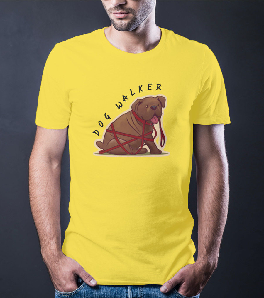 Dog Walker Dwight's Cats And Dogs Collection Dead By Daylight Store T-Shirt