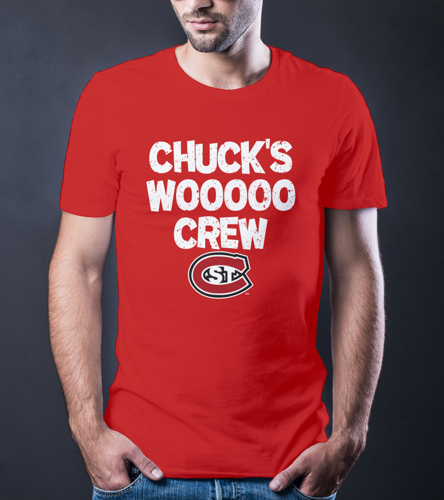 St. Cloud State Huskies Chuck's Wooooo Crew SCSU T-Shirt
