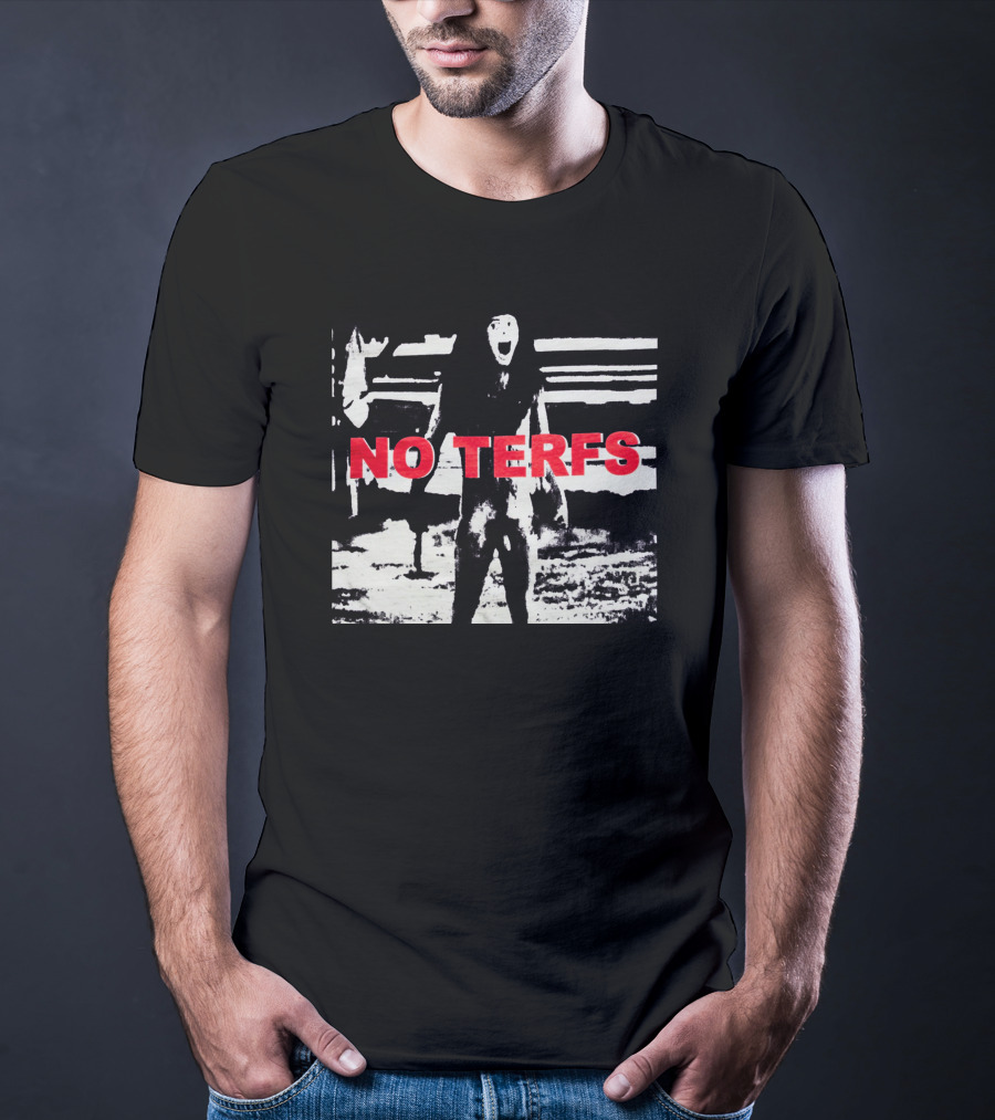 Diskette Press No Terfs Graphic Image T-Shirt
