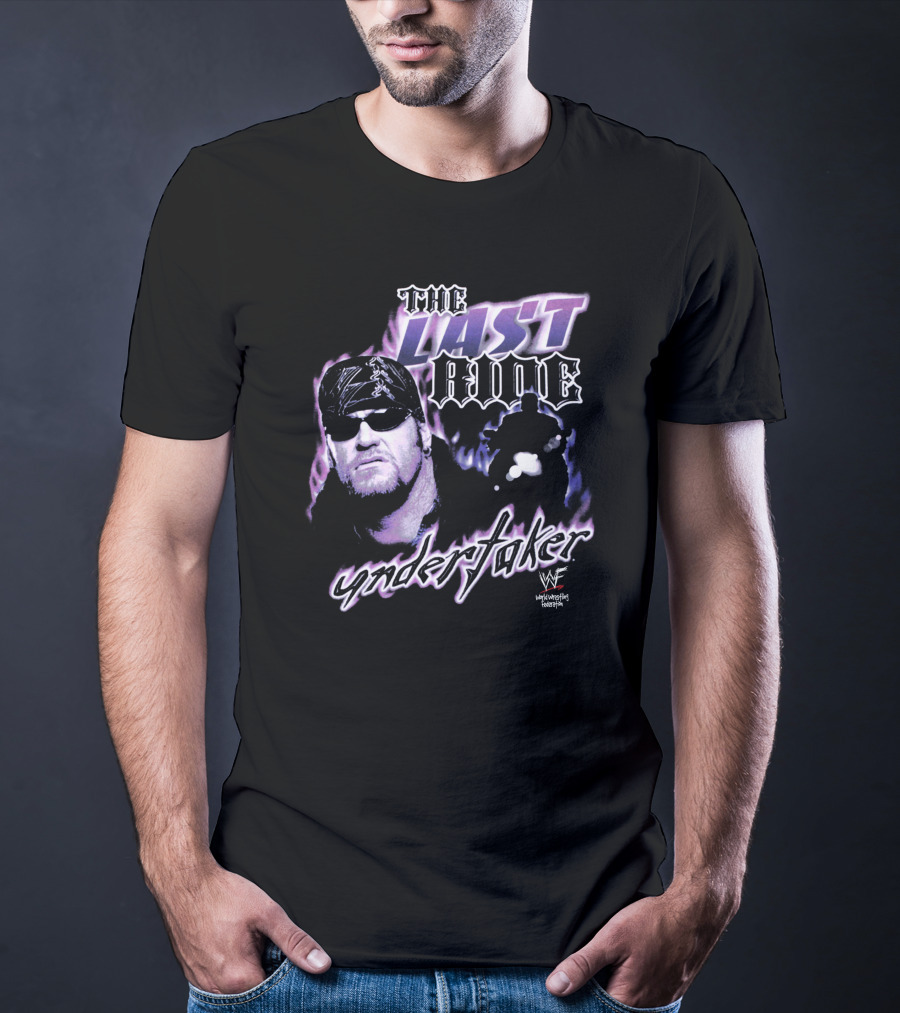 The Last Ride Undertaker WWF Stashpages Store T-Shirt