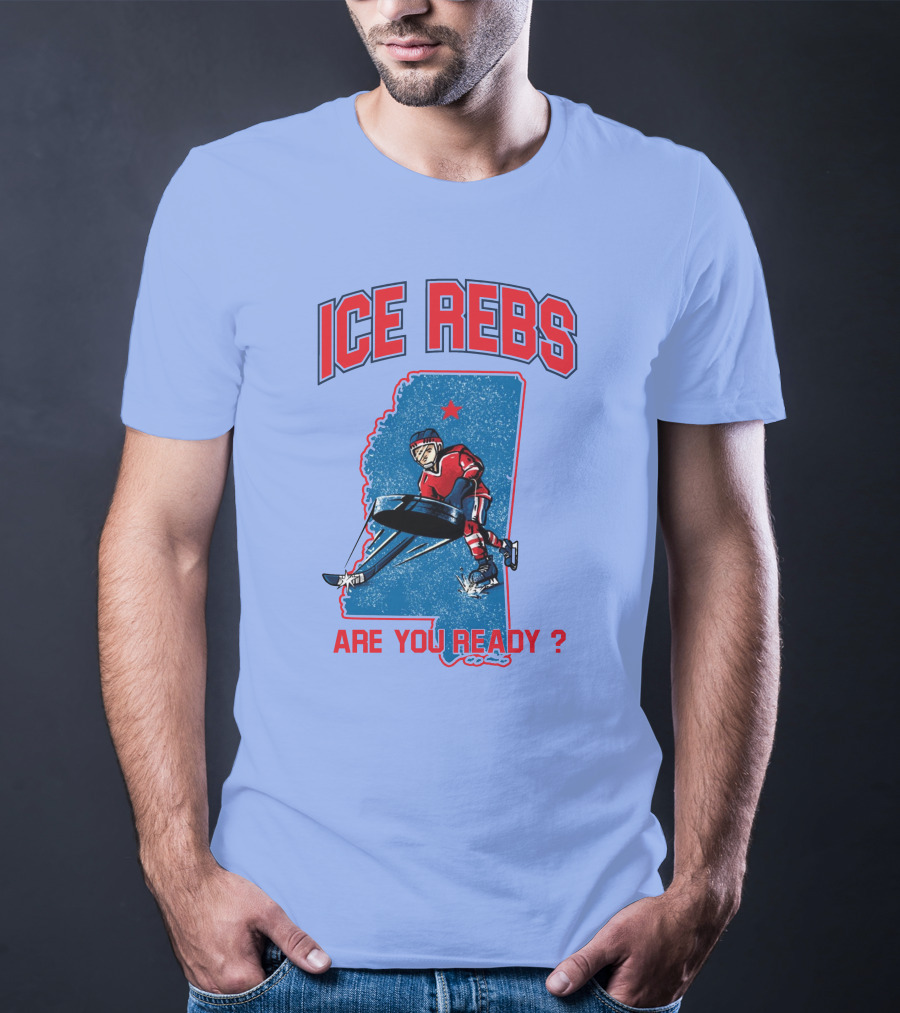 Ole Miss Ice Hockey Ice Rebs Are You Ready? T-Shirt