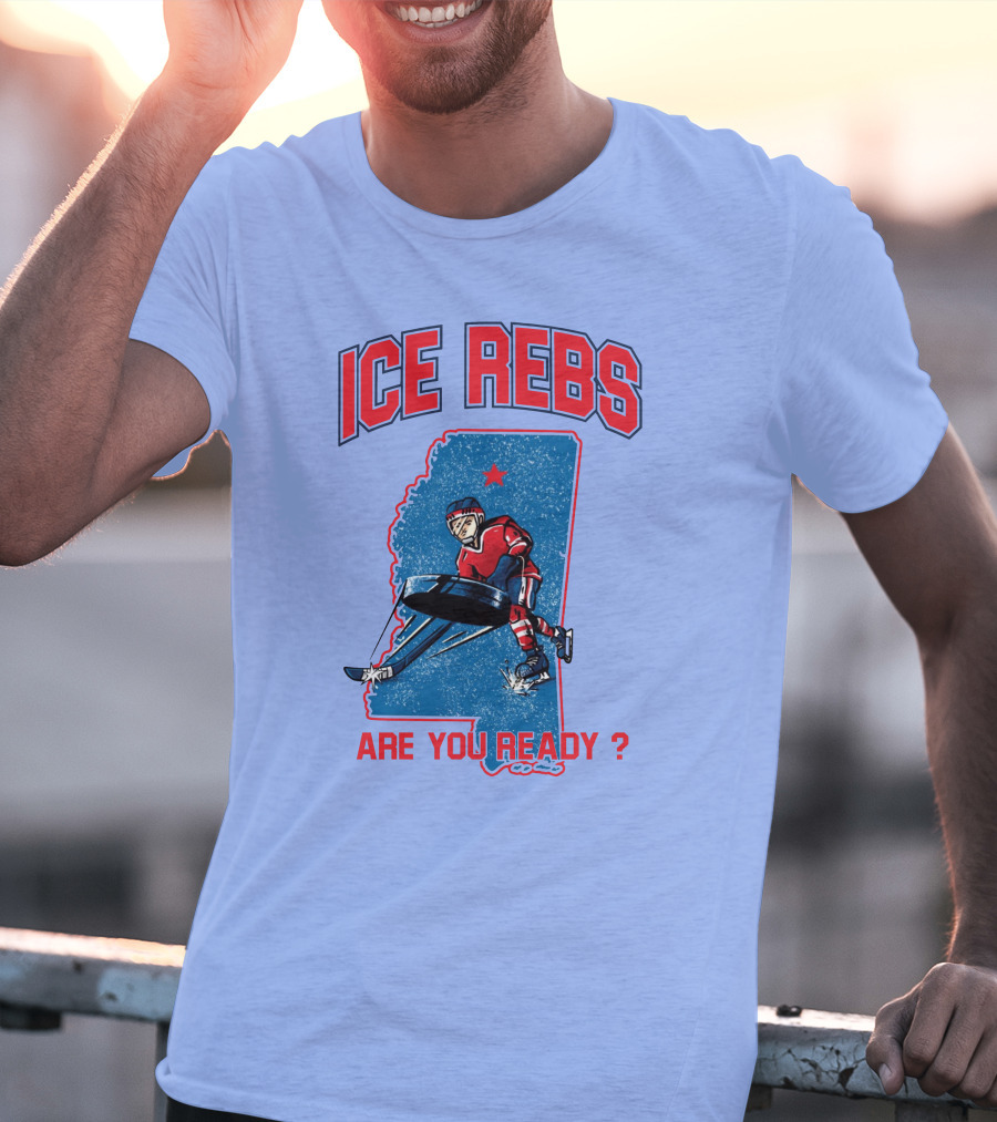 Ole Miss Ice Hockey Ice Rebs Are You Ready? T-Shirt