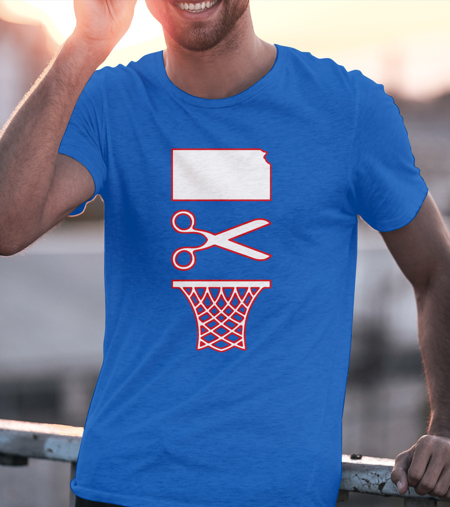 Rock Chalk Blog Kansas Jayhawks Net Cutting Victory T-Shirt