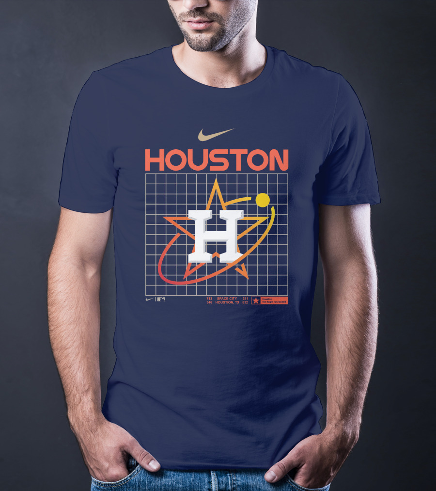 HOUSTON Astros Space City Houston TX MLB The Eagle Has Landed T-Shirt